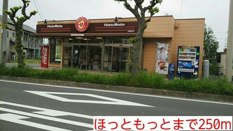 近くのほっともっとまで250m(徒歩4分)
