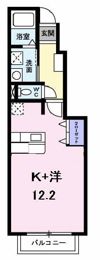 シャンテ Aの間取り画像