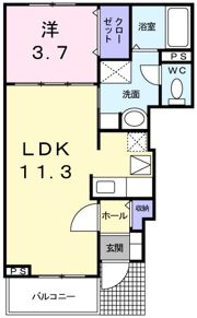 フリーデ グランツの間取り画像