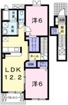 リヴァーサイド ナミキCの間取り画像