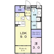 グレイスヴィラ川中島 Aの間取り画像