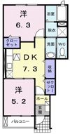 プロムナードBの間取り画像