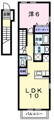 フランルミエールの間取り画像