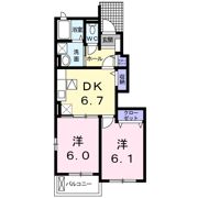 アンジュパレⅢの間取り画像