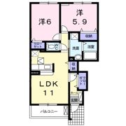 メゾン甲安の間取り画像