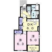 カプリスBの間取り画像