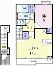 エレガンス エミの間取り画像