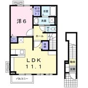 フロントリバ－・サンⅠの間取り画像