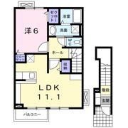 フロントリバ－・サンⅠの間取り画像