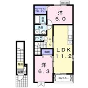 ディア・フィオーレⅠの間取り画像