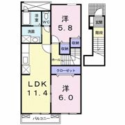 サンシャインオールウェイズAの間取り画像
