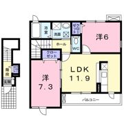 ウエストコートⅡ番館の間取り画像