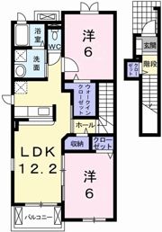 コージーコート朝霧Ⅰ番館の間取り画像