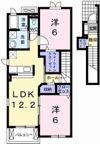 コージーコート朝霧Ⅰ番館の間取り画像