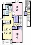 コージーコート朝霧Ⅱ番館の間取り画像