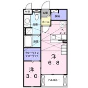 エスポワールAの間取り画像