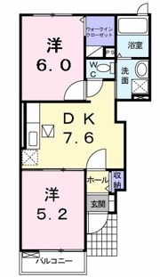 エスポワールBの間取り画像