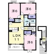 サンライズⅢの間取り画像