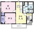 セゾン ド ブールAの間取り画像