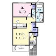 フォンテーヌ．ブローAの間取り画像