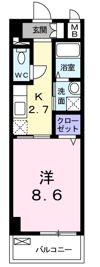 ヒルズ ビッグ ウエストの間取り画像