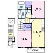フィオーレ・遊Bの間取り画像