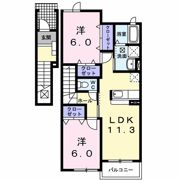 グランツBの間取り画像