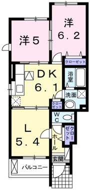 ボヌール・アヴニール Ⅰの間取り画像