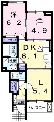 ボヌール・アヴニール Ⅰの間取り画像