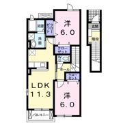 コンフォルトAki・Aの間取り画像