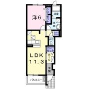 パインテール ヴィレッジ A棟の間取り画像