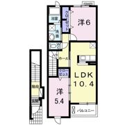 パインテール ヴィレッジ A棟の間取り画像