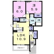サンウィッシュ Bの間取り画像