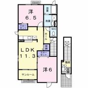 ロゼートⅡの間取り画像