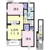シュティ－ルひなの Aの間取り画像