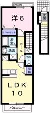 ボニート Hの間取り画像