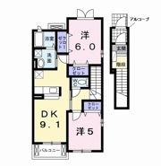 ドウ・ベル・メゾンⅠの間取り画像