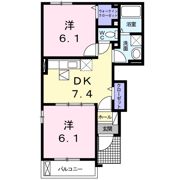 カトルセゾンAの間取り画像