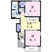 カトルセゾンAの間取り画像