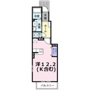 リヴィエールAの間取り画像