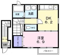 フルールの間取り画像