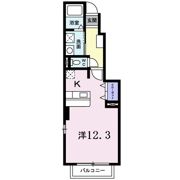 イーストリッチAの間取り画像