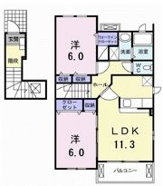 フェリシテ モデルノの間取り画像