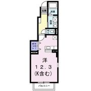 栞荘Ⅱの間取り画像