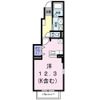 栞荘Ⅱの間取り画像