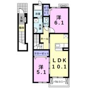 ヴィラージュ乙川の間取り画像