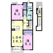 ヴィラージュ乙川の間取り画像