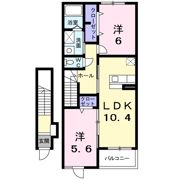 サンライズ彦根Ⅱ番館の間取り画像