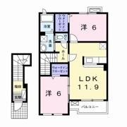 ベル ブリーズⅡの間取り画像