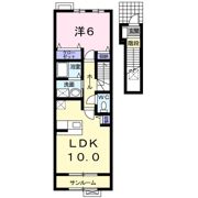 ファミーユⅡの間取り画像